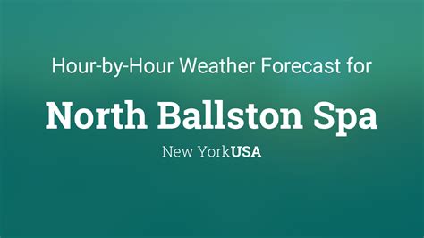 hourly weather ballston spa ny.